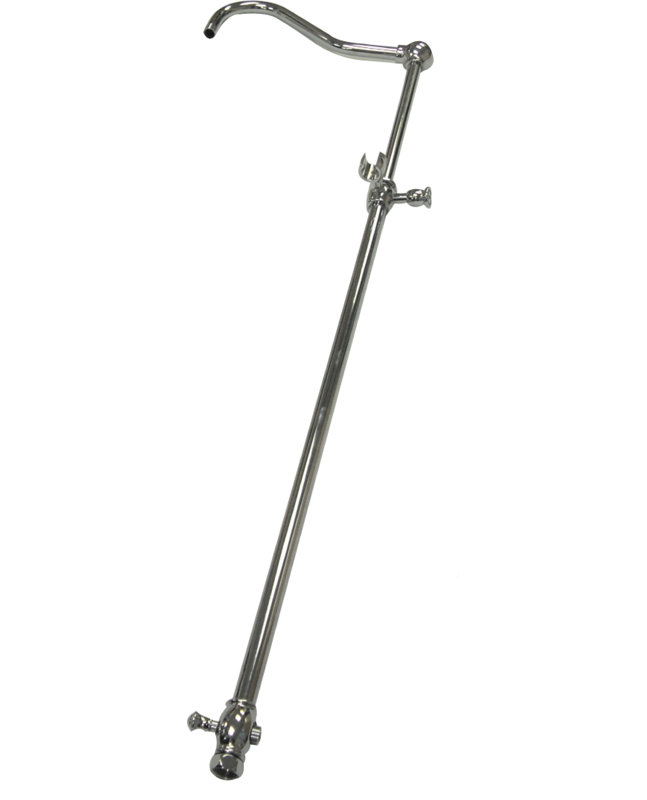 60" Add On Shower with 12" Shower Arm, Satin Nickel