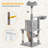 Sievers Cat Scratching Post and Cat Condo-1274867541