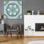 Bungalow Rose «Star Mandala 4» par Yvette St. Amant, art mural en verre acrylique-585978350