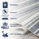 Rectangle Raygoza Striped Machine Woven Polyester Area Rug