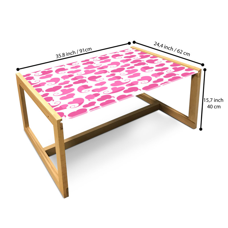 Jacobba Sled Coffee Table, 90cm H x 62cm W x 40cm D