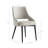 6-Piece Hickson Leatherette Dining Chair with Metal Legs-1272794677