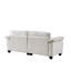 Canapé de luxe pour salon avec canapé rembourré en chenille douce-392258433