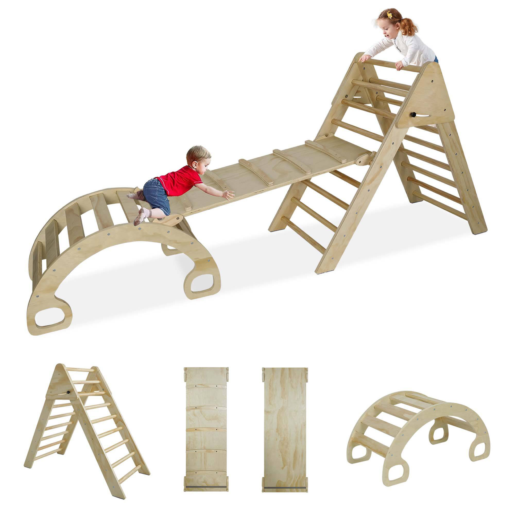 Ecomex 19.3'' W Indoor Wood Climber | Wayfair