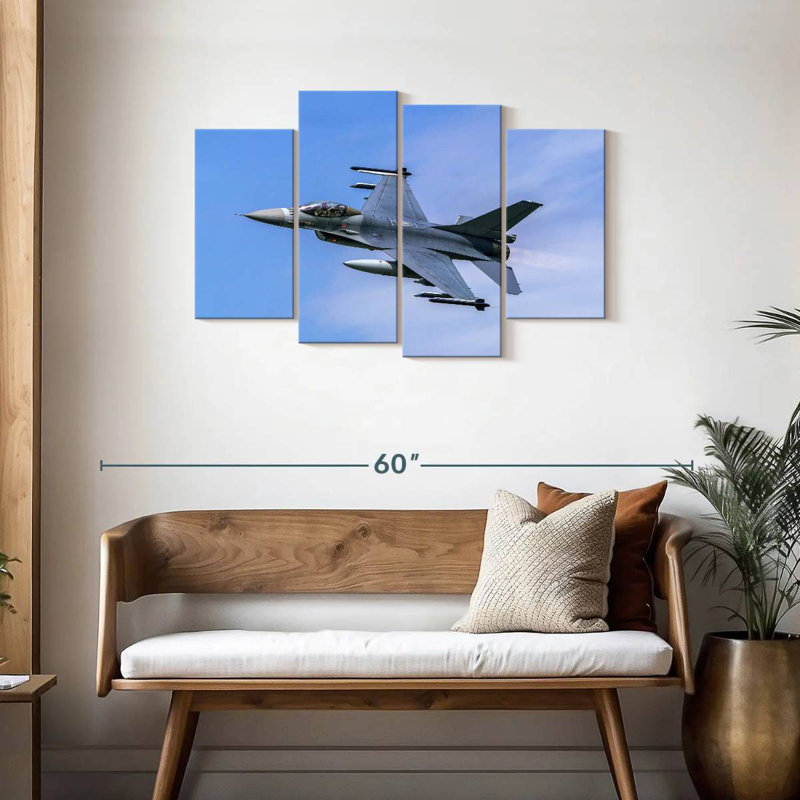 Mait Royal Netherlands Fighter Jet, 27" H x 43" W