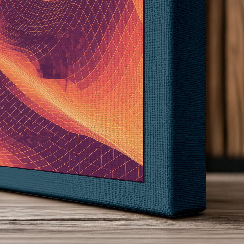 Print, 36x24 - 91.4 x 61.0 cm, Teal Border