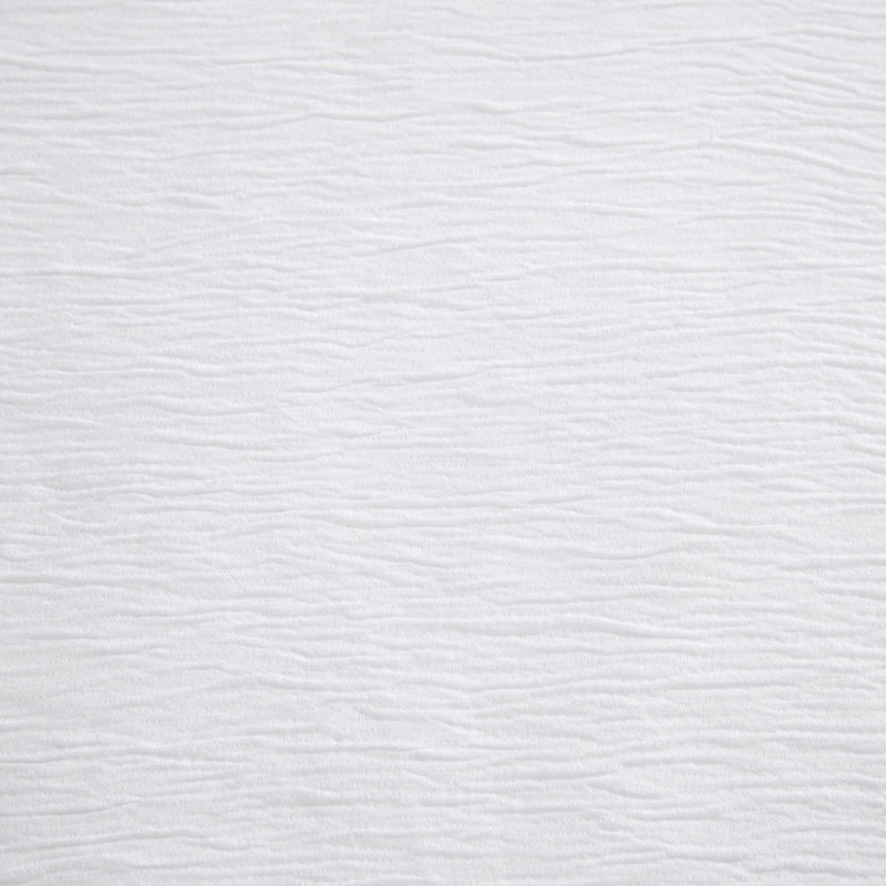 Laura Ashley Crinkle White Duvet Cover Set, White, Queen Duvet Cover + 2 Standard Shams