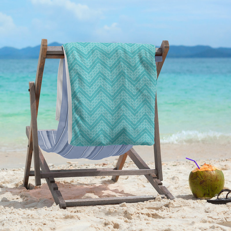 Serviette de plage Stephenie, Bleu sarcelle