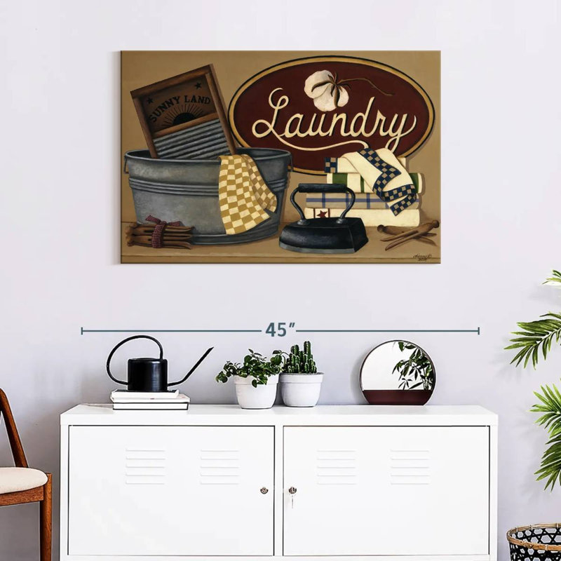 Tergel Vintage Laundry, 24" H x 36" W