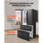 French Door Refrigerator 18.9 Cu. Ft. Kitchen Fridge with LED Display