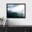 "Vue aérienne brumeux, brumeux, nuageux, forêt sombre, montagne, floral, botanique" sur-98265963-98265962