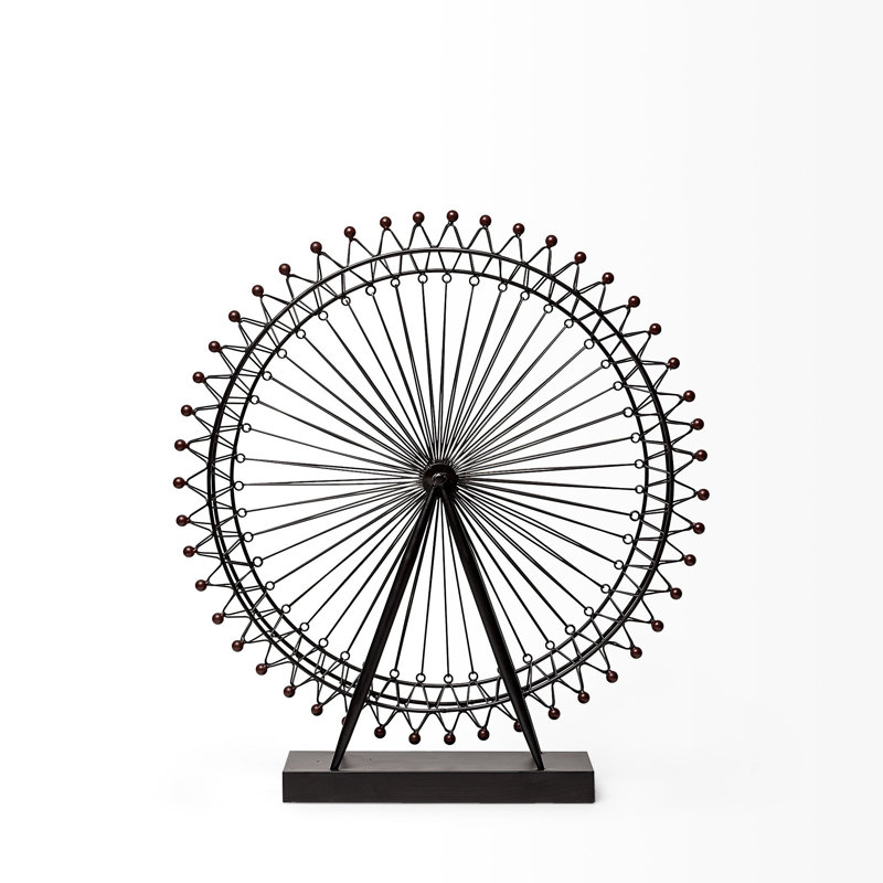 London Eye Sculpture, 27" H x 25" W x 3" D
