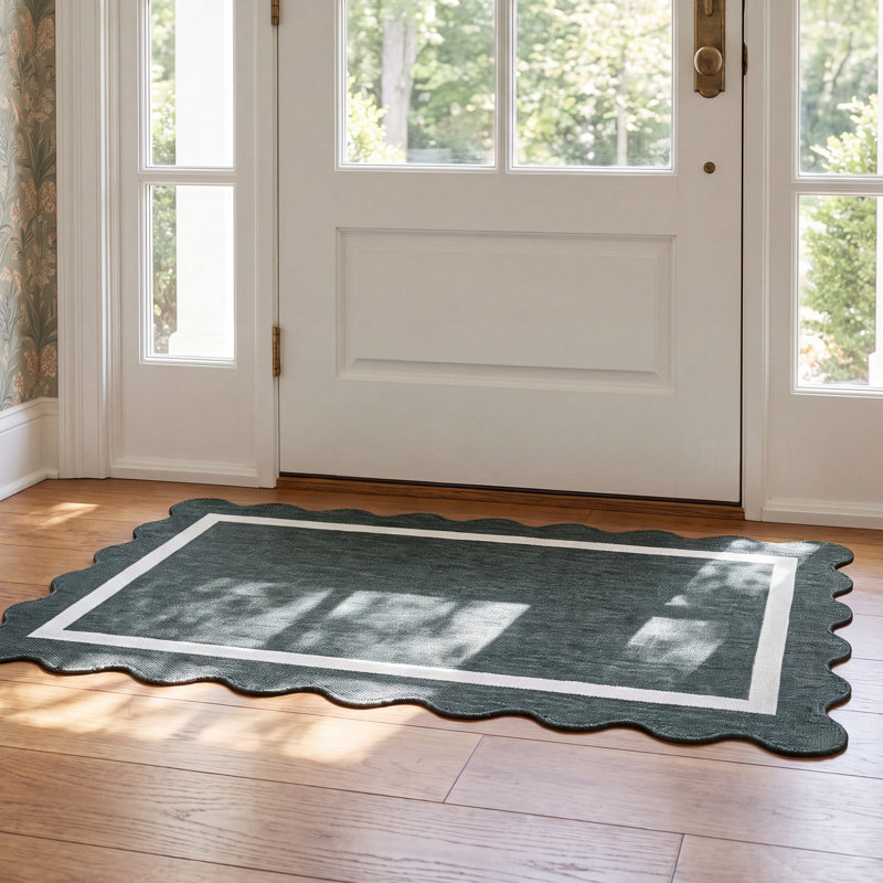 Skiles Machine Woven Rug, Rectangle 2'3.6" x 3'9.3"