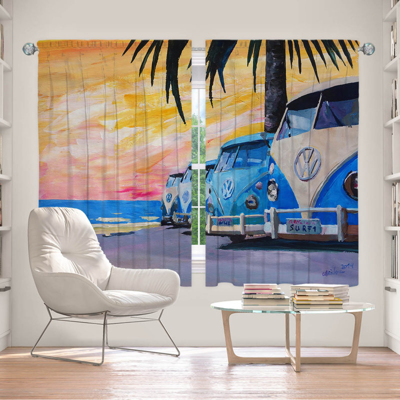 Paire de rideaux occultant en polyester Adalis, L 40 po x L 61 po