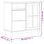Sideboard Boulware 204 cm with Glass Doors