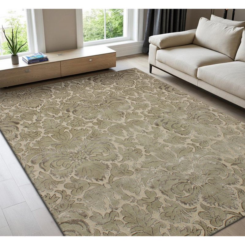Ikat Area Rug in Parchment, Rectangle 10' x 14'