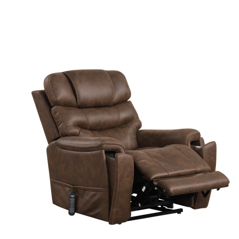 Transitional Style Lift Chair With Dual Motor, Power Headrest, Lumbar Support, And Air Massage System For Ultimate Comfort, Recliner