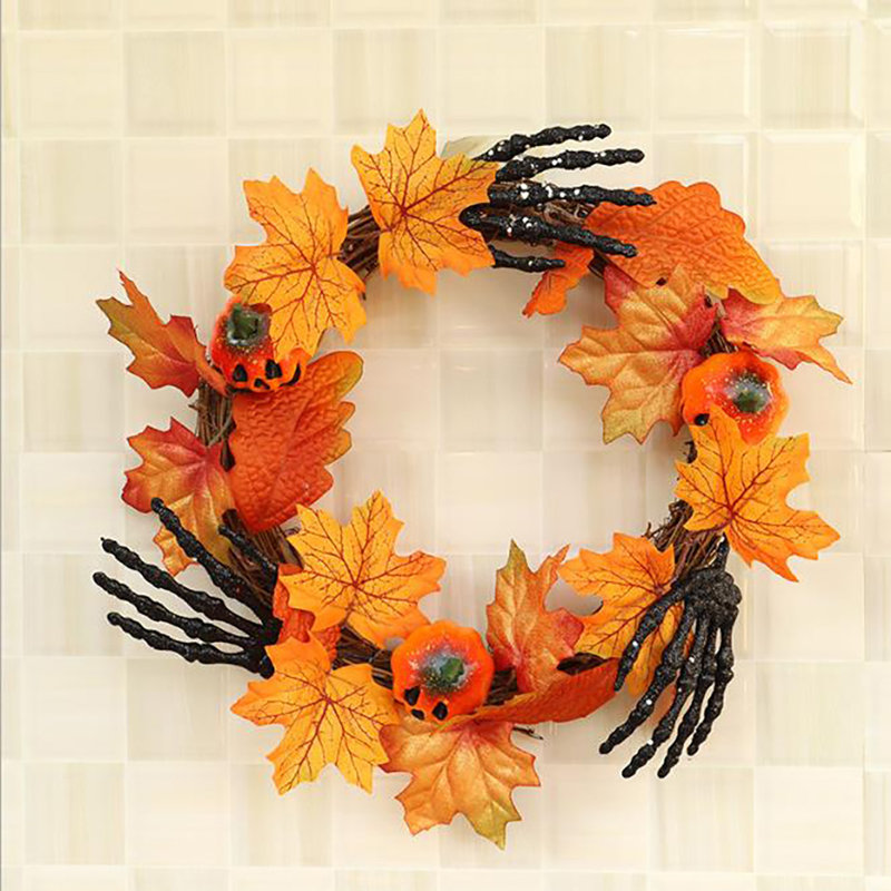 Faux Maple 40cm Wreath