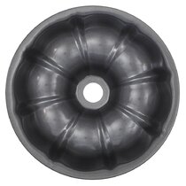 Nutrichef Spring Water Fluted Bundt Cake Pan, Extra Thick & Non-Stick Aluminum Bakeware w/ 2 Layers, Size: 9.4 inch x 4.2 inch