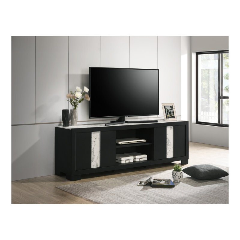 Meuble de salon 1Pc, Black/White