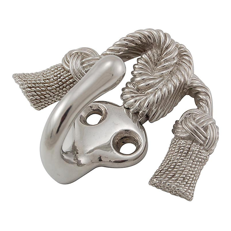 Sforza Wall Hook, Polished Nickel