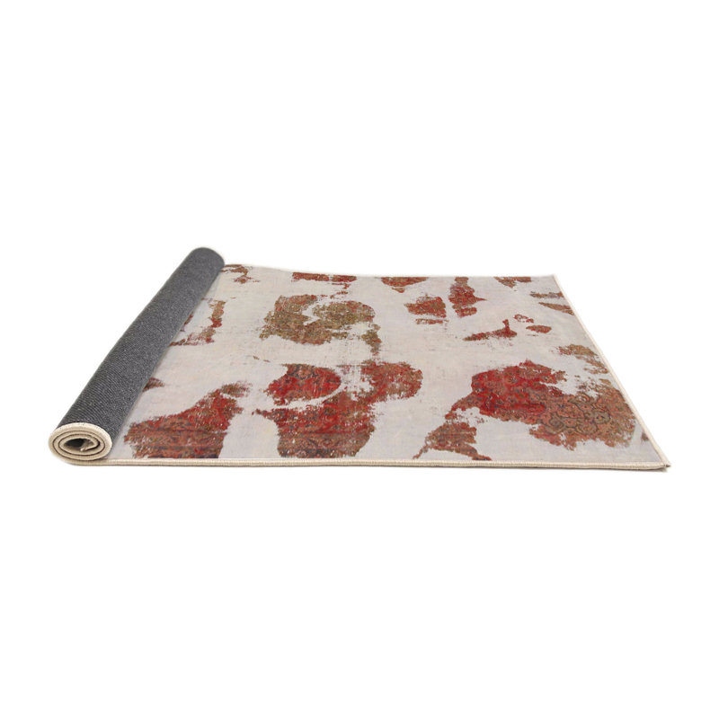 Tapis beige en laine Power Loom, Carré 6 pi