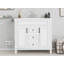 Meuble-lavabo de salle de bain 36 po avec lavabo supérieur-268398127