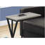 Table d'appoint en forme de C pour les collations et les ordinateurs portables, conception polyvalente pour le salon et la chambre à coucher-735394573