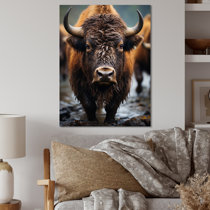 American Buffalo Framed Canvas Wall Art - On Sale - Bed Bath & Beyond -  24240611