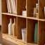 Bibliothèque de meubles en bois massif pur