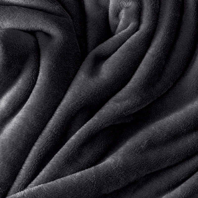 Couverture polaire Bare Home, Très grand, Gris fer forgé