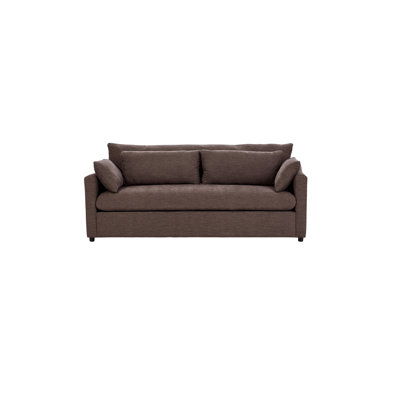 Hughes Furniture 16500 Upholstered Sofa, Lilou Espresso
