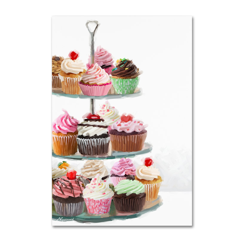 « cup gâteaux », reproduction sur toile tendue, H 19 po x l 12 po x P 2 po