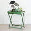 Verdant Bamboo-Handled Folding Tray Table