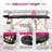 82.7'' Rectangular Adjustable Folding Table