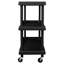 75cm W Plastic Shelving Unit with Wheels
