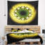 Tapisserie de motif fleur abstraite abstraite-28498891