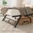 Metal Twin Bed Frame,Heavy Duty Steel Slats Support,Sofa Bed Frame for Living Room, Guest Room,Noise Free, No Box Spring Needed, Black