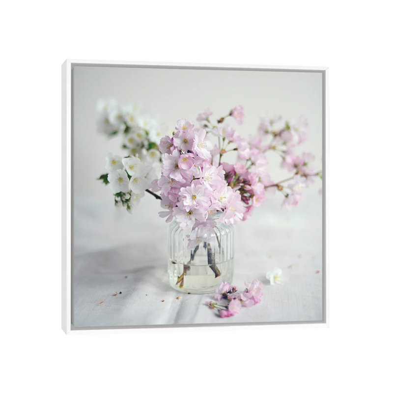 Fresh Awakening I by Sarah Gardner - Print on Canvas, White Floater Frame, 66.04 cm H x 66.04 cm W