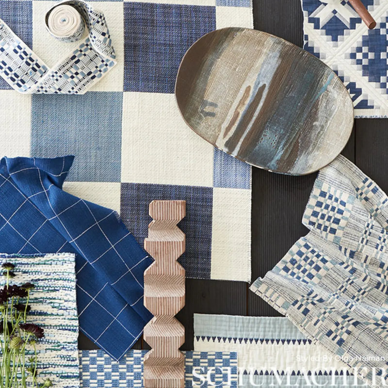 Elkhart Fabric, Indigo