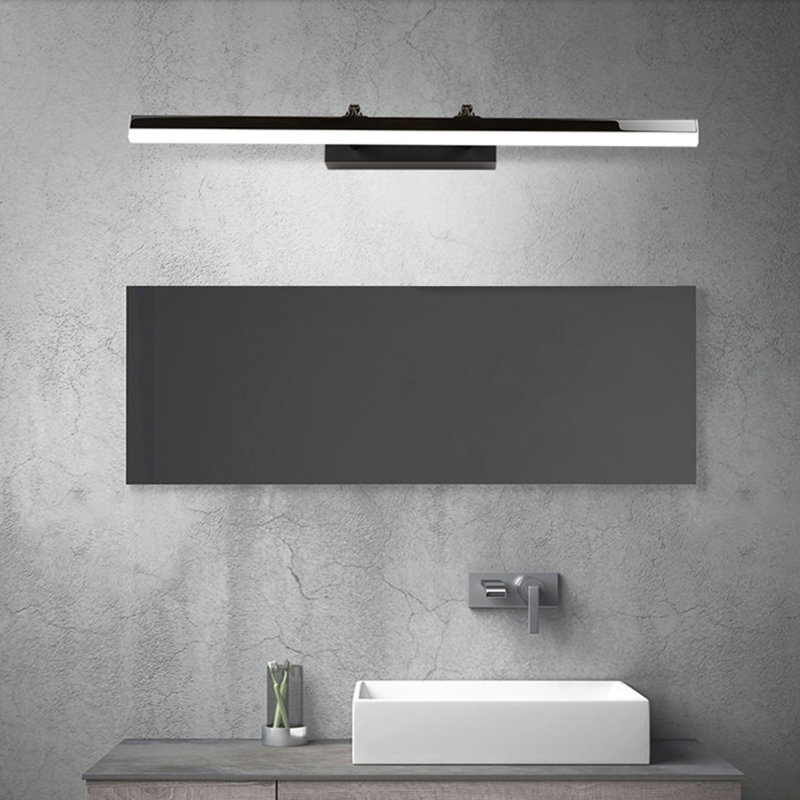 Éclairage pour salle de bain 1 lumière DEL Oprea, Noir