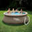 Summer Waves Plastic Round Inflatable Pool 2.5'' H x 8'' W x 8'' L , with Pump Included