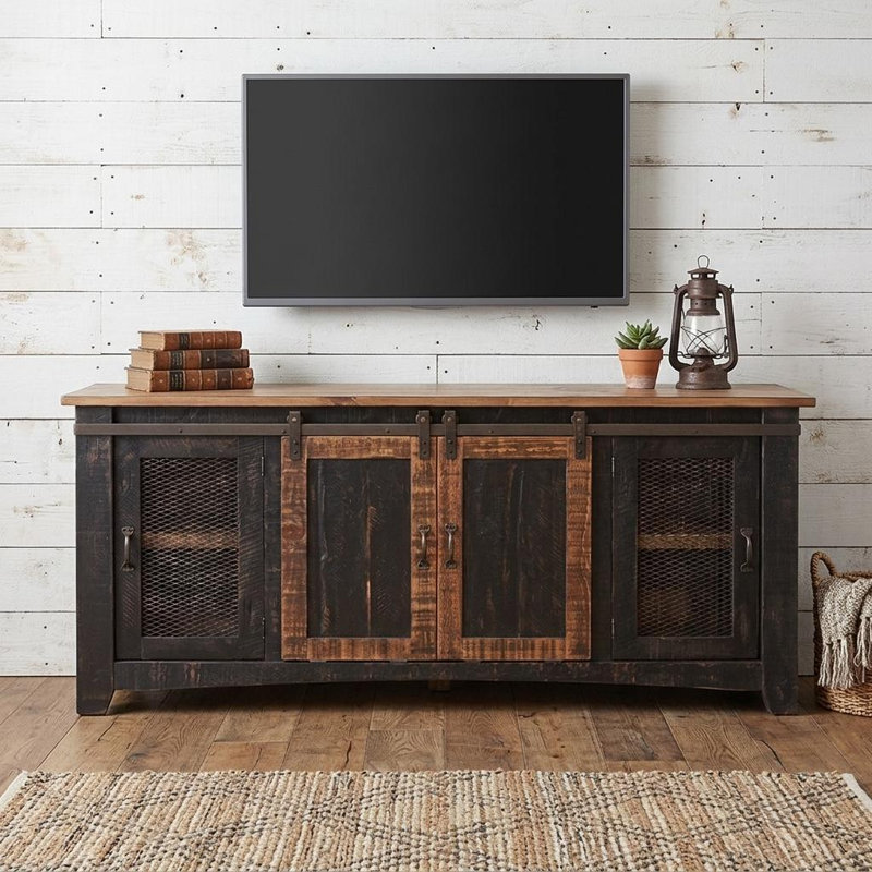 Meuble télé 79 po, 34.75" H x 70" W x 19" D