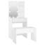 Itasha Dressing Table Set with LED Engineered Wood-740015254