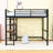 Ferris Full Loft Bed with Built-in-Desk