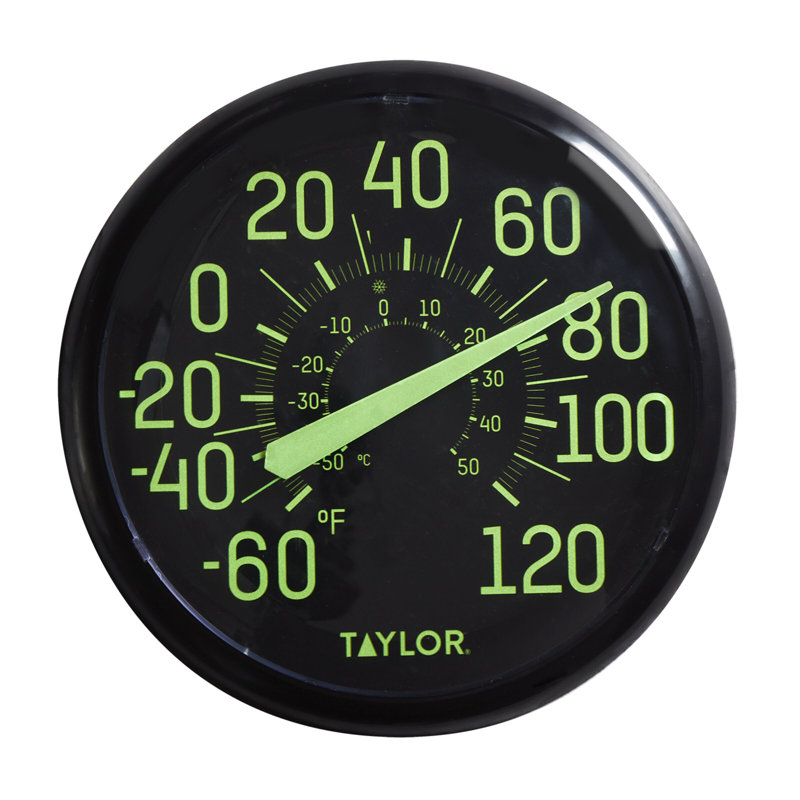 Glow in The Dark Dial Thermometer