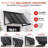 Awntech Houstonian Open-Side Fixed Awning, 44"W x 24"H x 24"D, Bronze-28213362-126123790-28213108