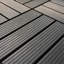 Carreaux de terrasse en plastique emboîtables