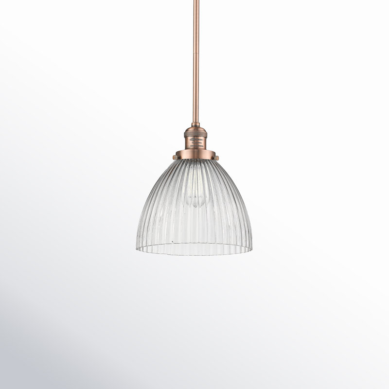 Montrose 1 - Light Single Pendant, Antique Copper, No Bulb Included