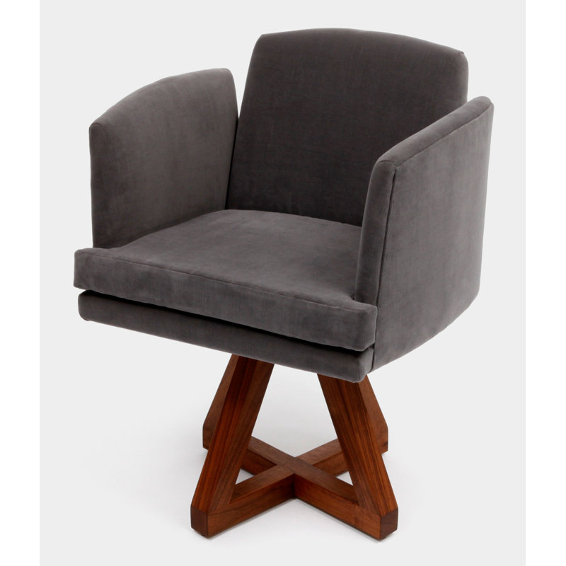 Allison Upholstered Arm Chair, Flannel
